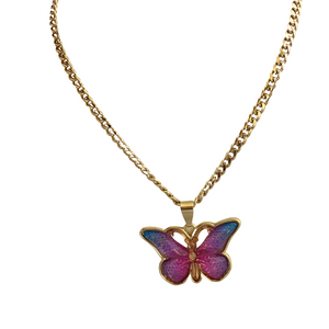 
            
                Load image into Gallery viewer, Resin Butterfly Necklace
            
        