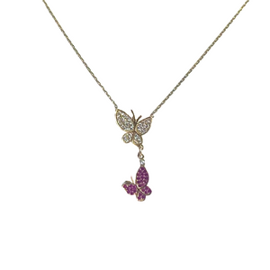 Butterfly Ruby Necklace