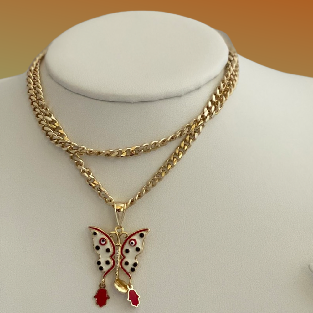 Eye Butterfly Necklace